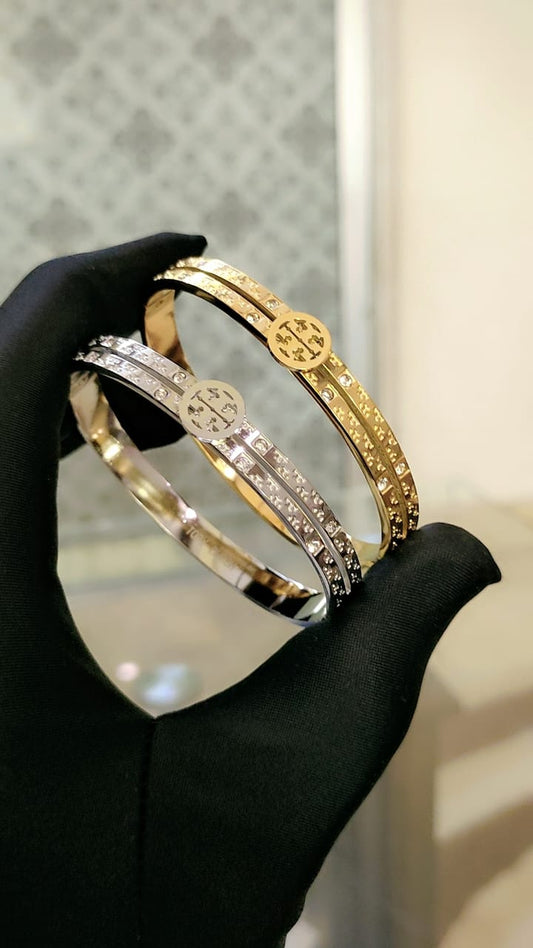 Luxury-Inspired Stainless Steel Bracelet