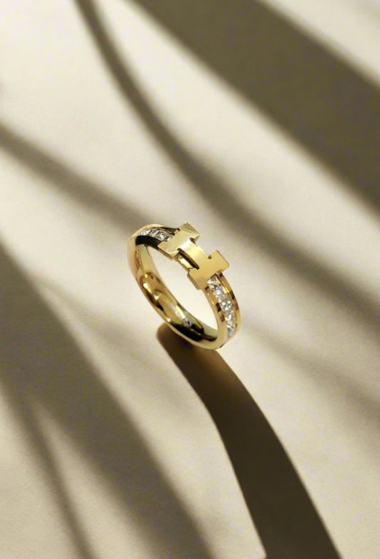 ✨ Luxury Gold-Plated Ring Set – Elegant & Timeless