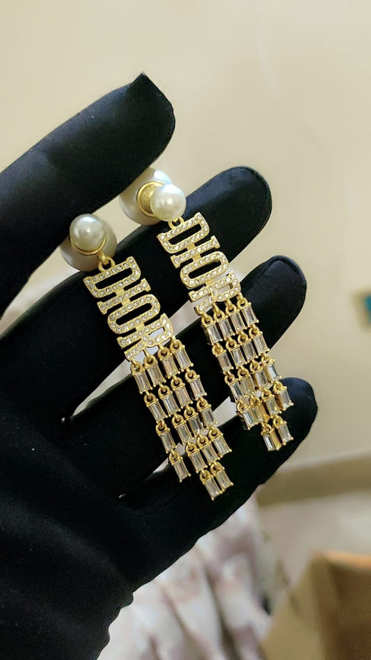 Dior-Inspired Chandelier Earrings